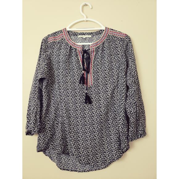 Daniel Rainn Womens Top Size S Bohemian Office Siren Festival Peasant Lot of 2 - Picture 2 of 10